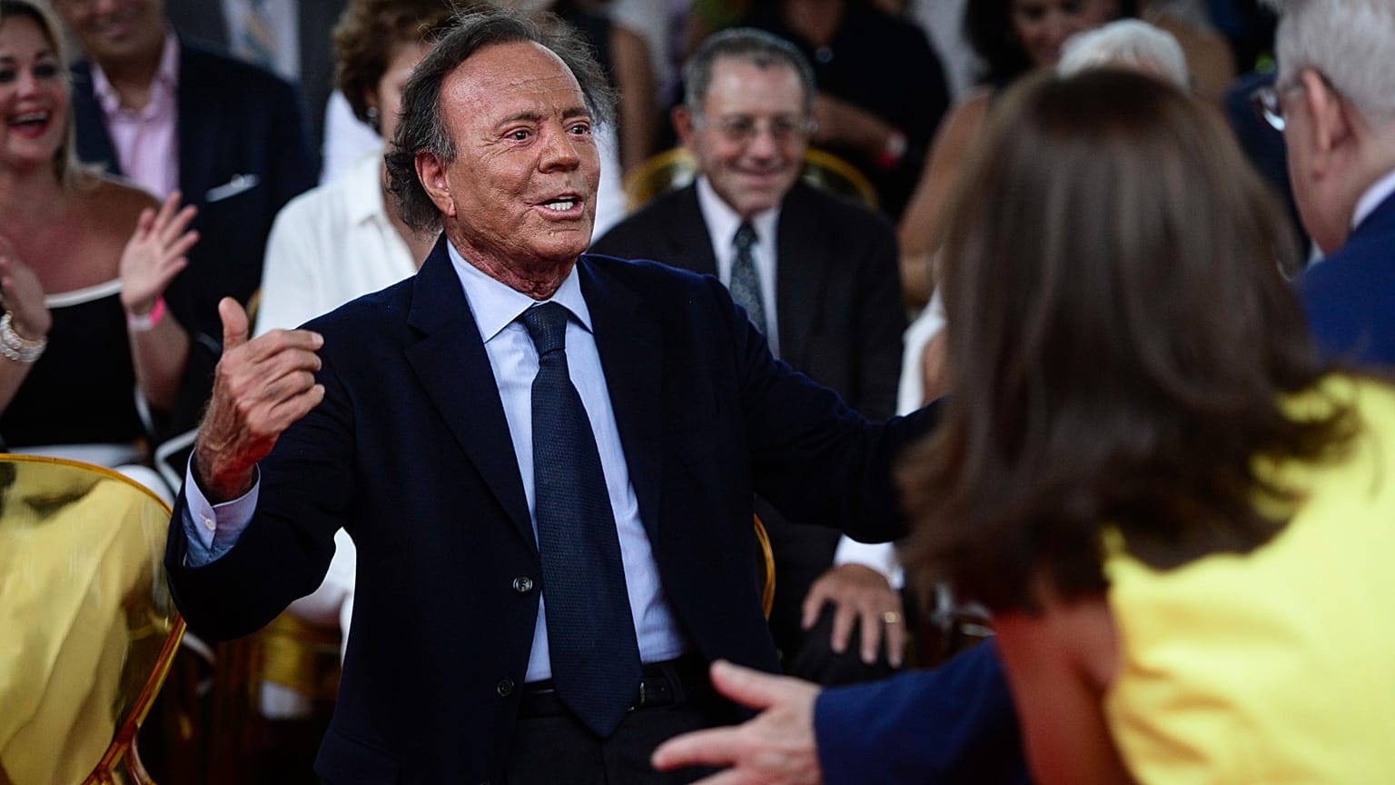 FILE: Spanish singer Julio Iglesias at the ceremony to unveil his star on the Walk of Fame in San Juan, Puerto Rico, on 29 September 2016.