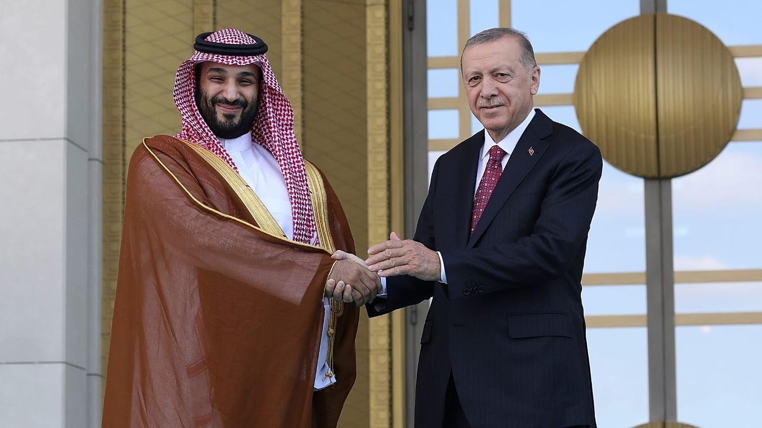 Recep Tayyip Erdoğan and Mohammed bin Salman