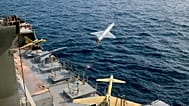 Iranian drones in naval manoeuvres