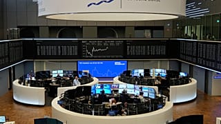 FILE. Stock market in Frankfurt, Germany. 16 April 2025.