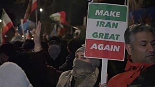 Iran protests echoed in London as demonstrators gathered outside the Iranian Embassy, accusing Iran’s leaders of repression and calling for political change